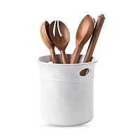 Puro Whitewash Utensil Crock