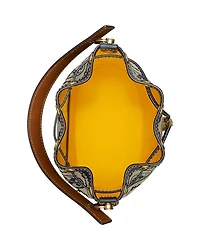 T Monogram Jacquard Bucket Bag