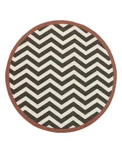 Livabliss Alfresco ALF-9646 Round Area Rug, 5'3" x 5'3"