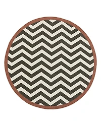 Livabliss Alfresco Alf-9646 Round Area Rug, 5'3 x 5'3