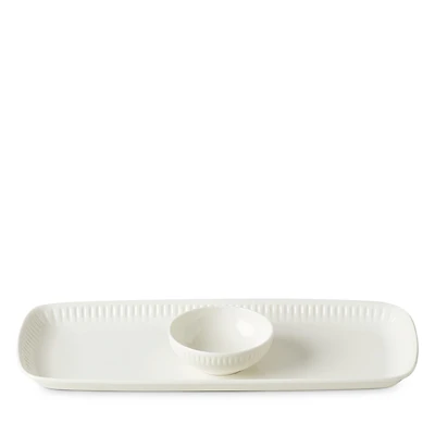 Lenox Profile Serving Tray & Dip Bowl Set