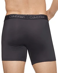 Microfiber Stretch Wicking Boxer Briefs, Pack of 3