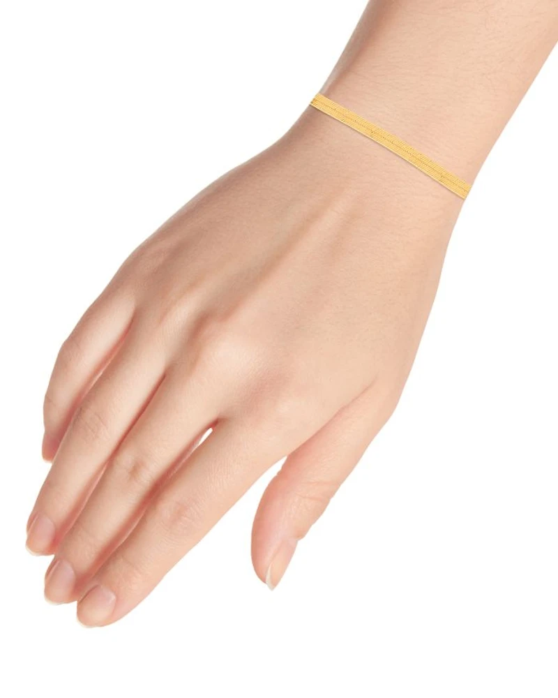 Herringbone Chain Bracelet - Exclusive