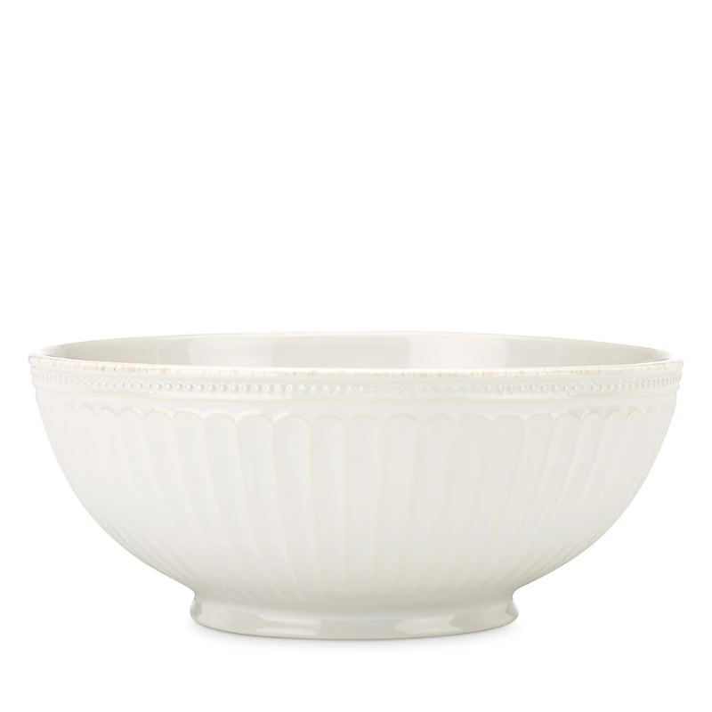 Lenox French Perle Groove Medium Serving Bowl