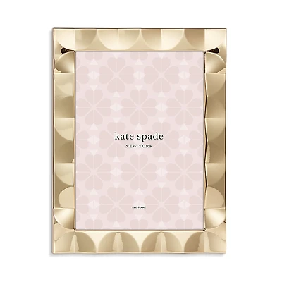 kate spade new york South Street Gold Scallop Frame, 8 x 10