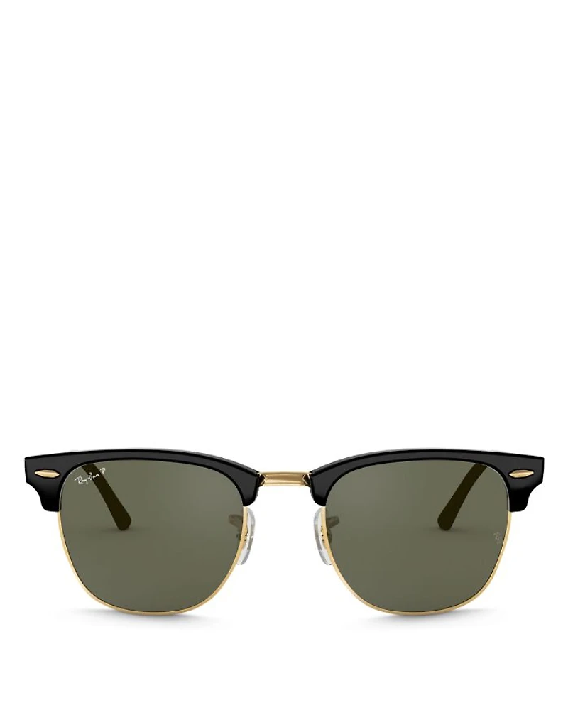 Polarized Classic Clubmaster Sunglasses, 51mm