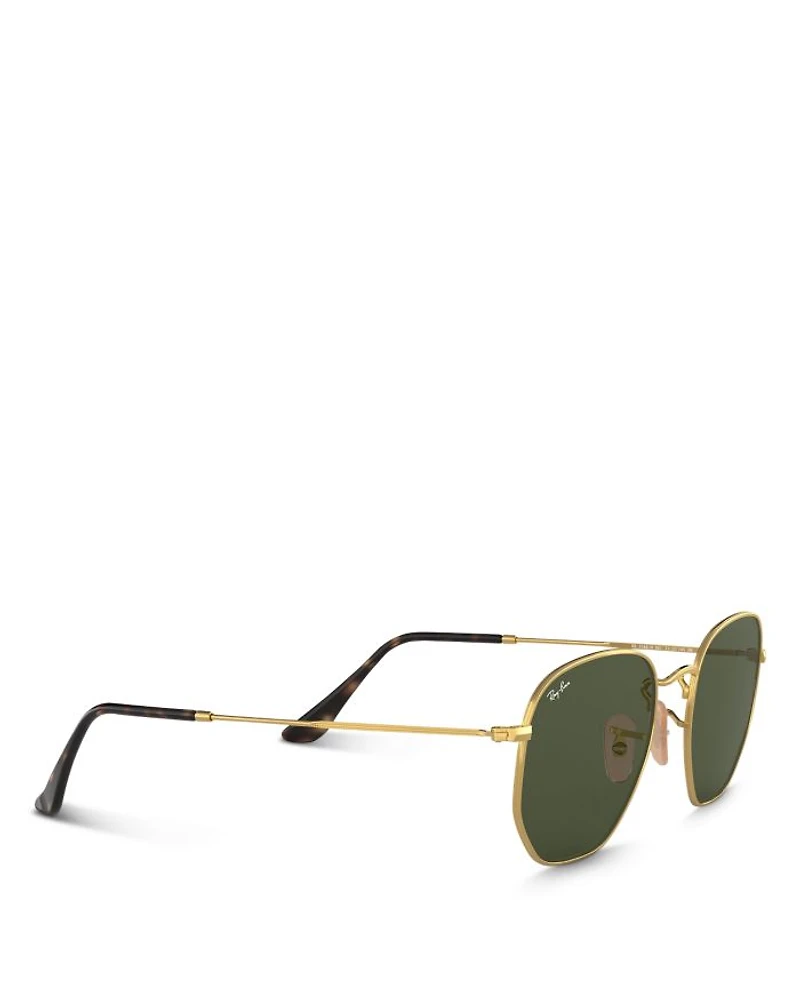 Unisex Icons Hexagonal Sunglasses
