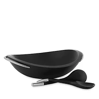 Nambe Braid Noir 3 Piece Salad Set - Exclusive