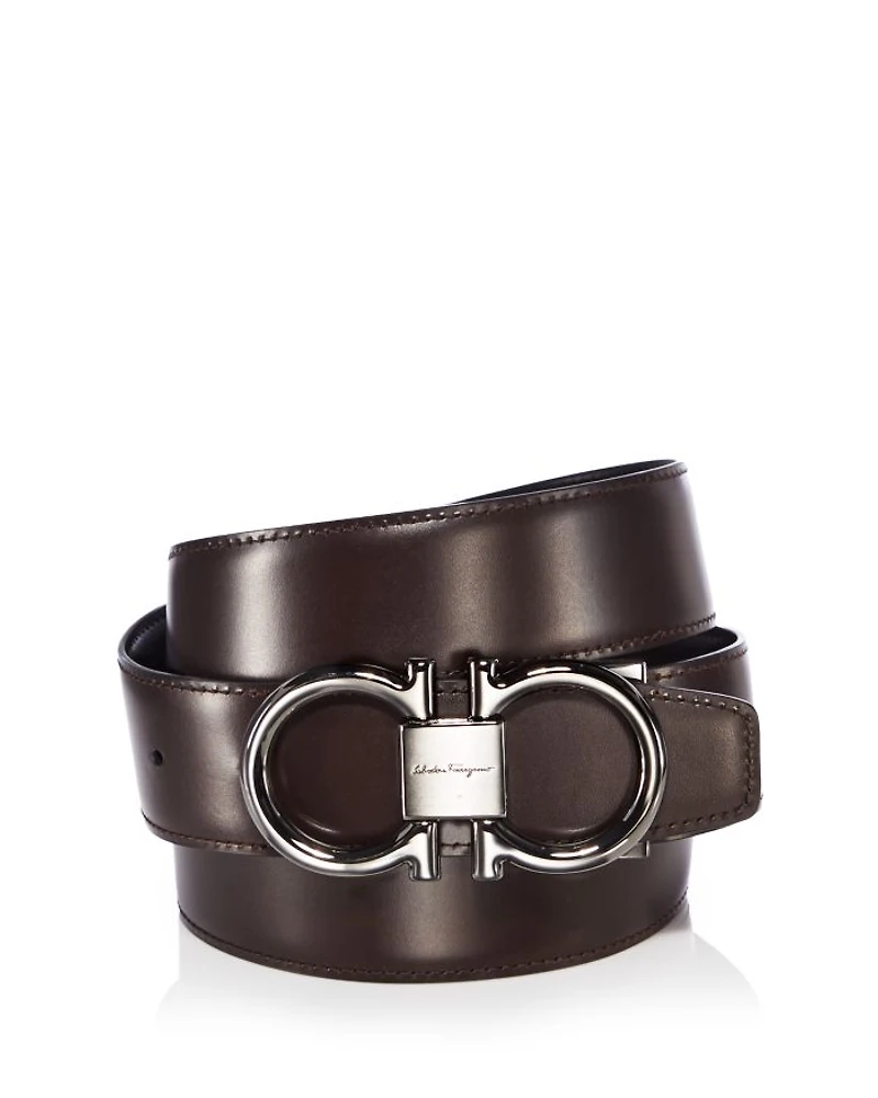 Men's Double Gancini Paloma Reversible Leather Belt
