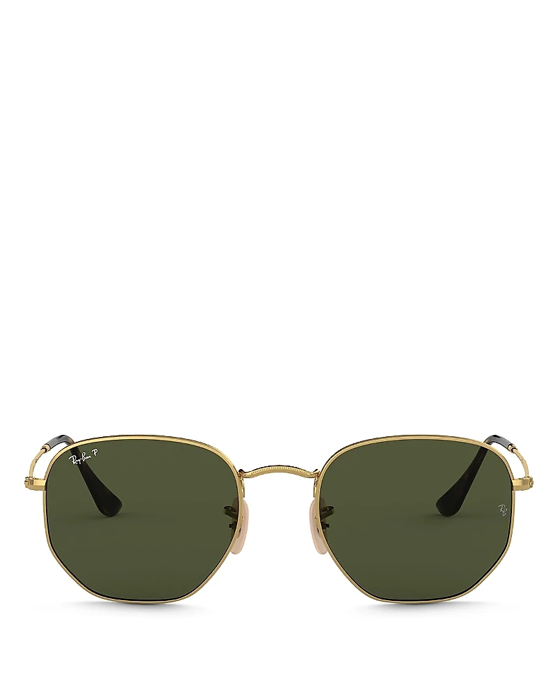 Ray-Ban Icons Polarized Hexagonal Sunglasses, 51mm