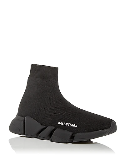 Balenciaga Men's Speed 2.0 Knit High Top Sneakers