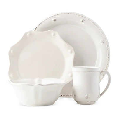 Juliska Berry & Thread Whitewash 4 Piece Place Setting