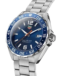 Formula 1 Quartz Men's Blue Steel Watch, 43mm