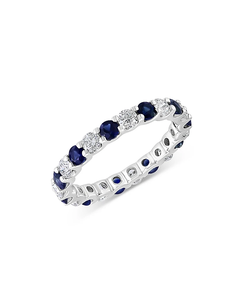Bloomingdale's Fine Collection Sapphire & Diamond Eternity Band