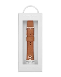 Logo Charm Leather 38-40mm Band for Apple Watch®