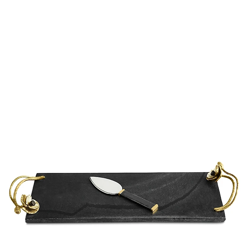 Michael Aram Anemone Small Cheeseboard with Spreader