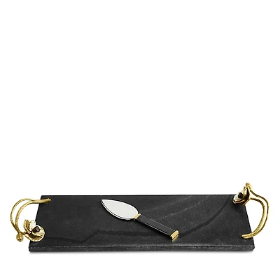 Michael Aram Anemone Small Cheeseboard with Spreader