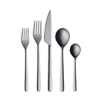Mepra Linea Ice Oro Nero 5-Piece Place Setting