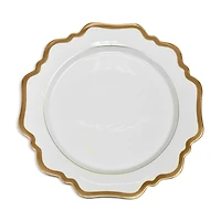 Anna Weatherley Antique White with Gold Dinner Plate