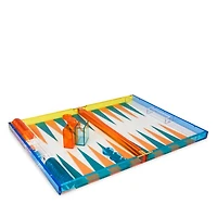 MultiColor Lucite Backgammon Set