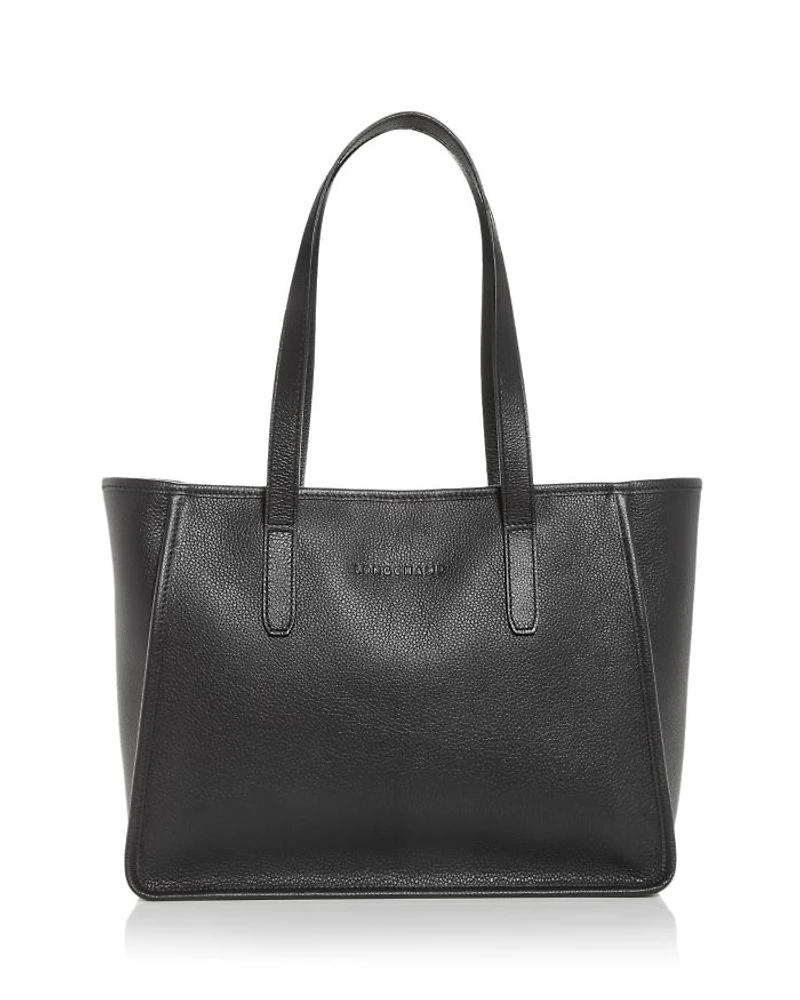 Le Foulonné Large Leather Shoulder Tote