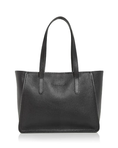 Le Foulonné Large Leather Shoulder Tote