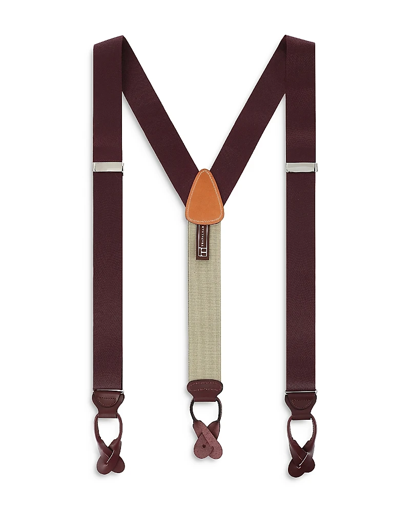 Trafalgar Big & Tall Hudson Solid Color Brace