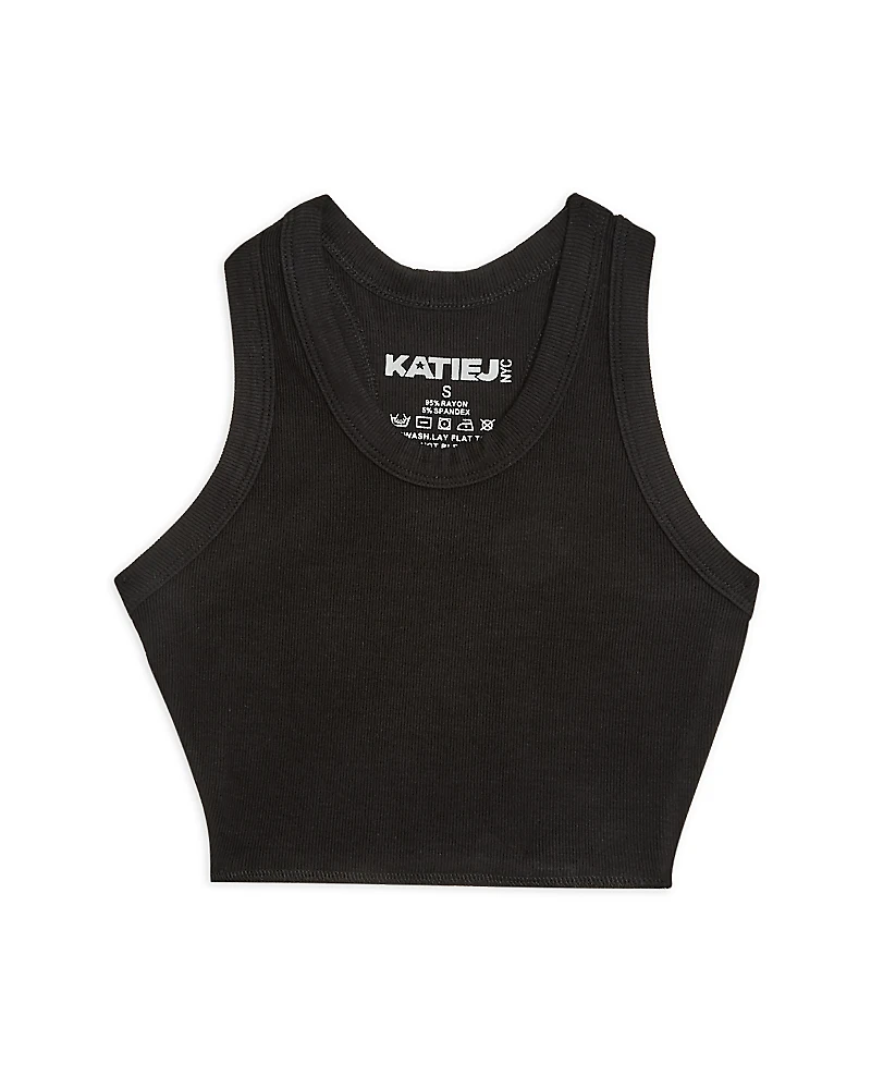 KatieJnyc Girls' Livi Cropped Tank Top - Big Kid