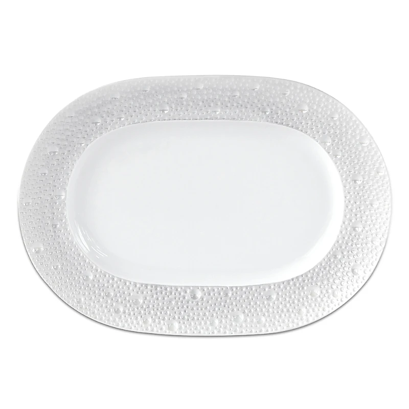 Bernardaud Ecume Perle Relish Dish