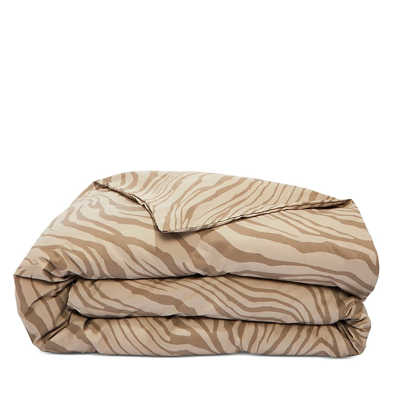 Roberto Cavalli Macro Zebrage Sateen Duvet Cover, Queen