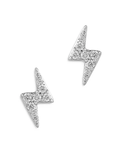 Bloomingdale's Fine Collection Diamond Lightning Bolt Stud Earrings