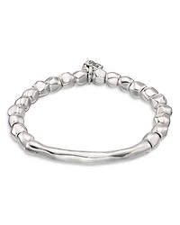 Unode50 Sterling Silver Plated with Tubular Piece Bracelet
