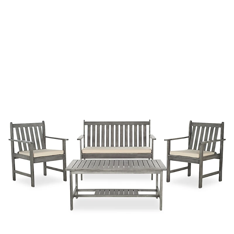 Safavieh Burbank 4-Piece Outdoor Living Set