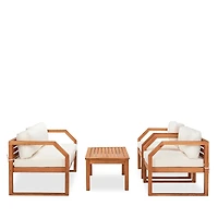 Safavieh Dren 4-Piece Outdoor Living Set