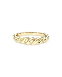 Zoe Lev 14K Yellow Gold Gradient Twist Ring