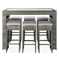 Safavieh Horus Seven Piece Outdoor Dining Set