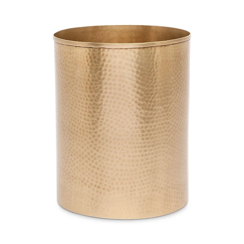 Pigeon & Poodle Verum Hammered Round Wastebasket