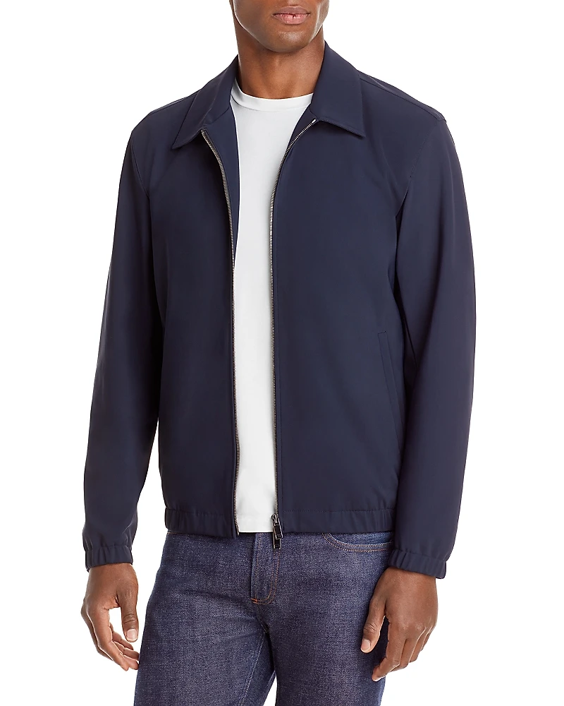 Theory Brody Precision Ponte Zip Front Jacket