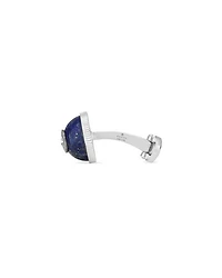 Sterling Silver & Lapis Interlocking G Cufflinks