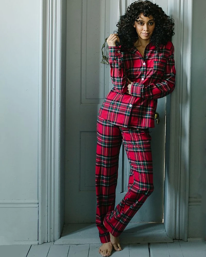 Cotton Imperial Tartan Flannel Pajama Set
