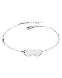 Bloomingdale's Fine Collection Double Heart Link Bracelet