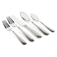5 Piece Check Flatware Place Setting