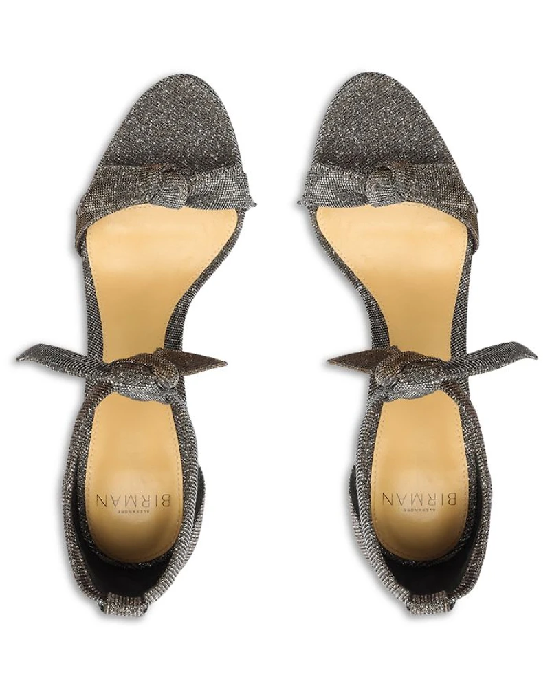 Women's Clarita Glitter Ankle Strap High Heel Sandals