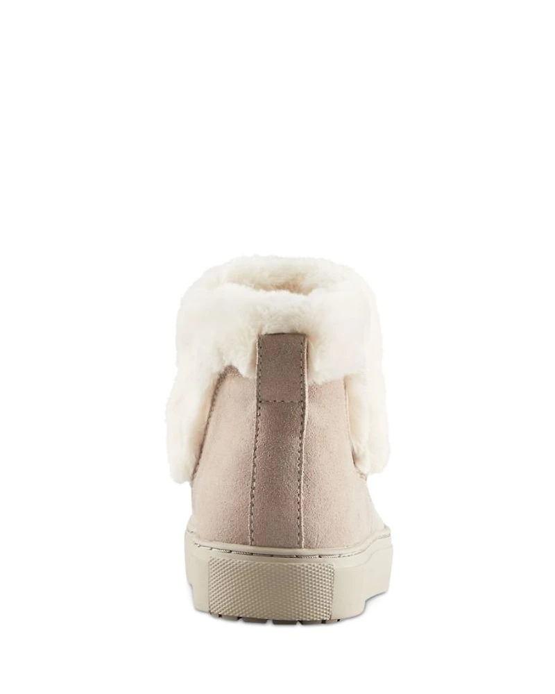 Women's Duffy Polar Plush Waterproof Suede Booties