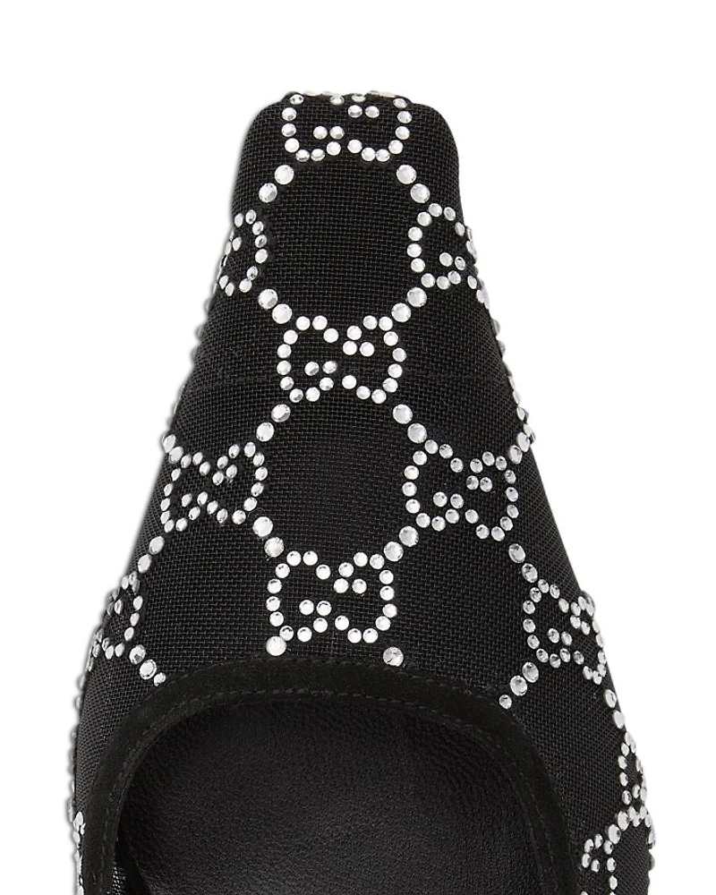 Women's GG Pointed Toe Slingback Pumps