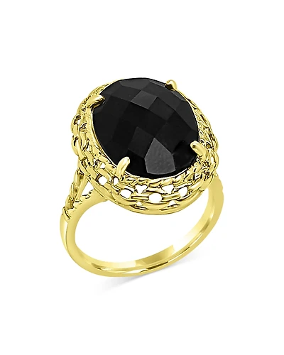 Bloomingdale's Fine Collection Onyx Oval Statement Ring