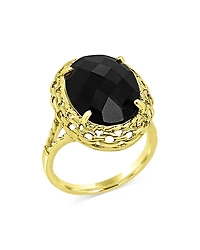 Bloomingdale's Fine Collection Onyx Oval Statement Ring