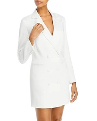 Two Button Blazer Dress