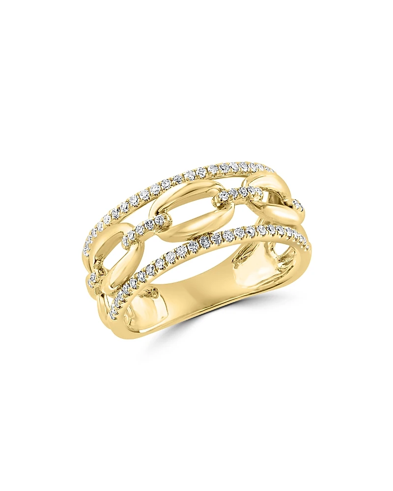 Bloomingdale's Fine Collection Diamond Link Open Band