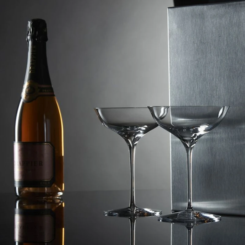 Elegance Champagne Belle Coupe Glass, Pair
